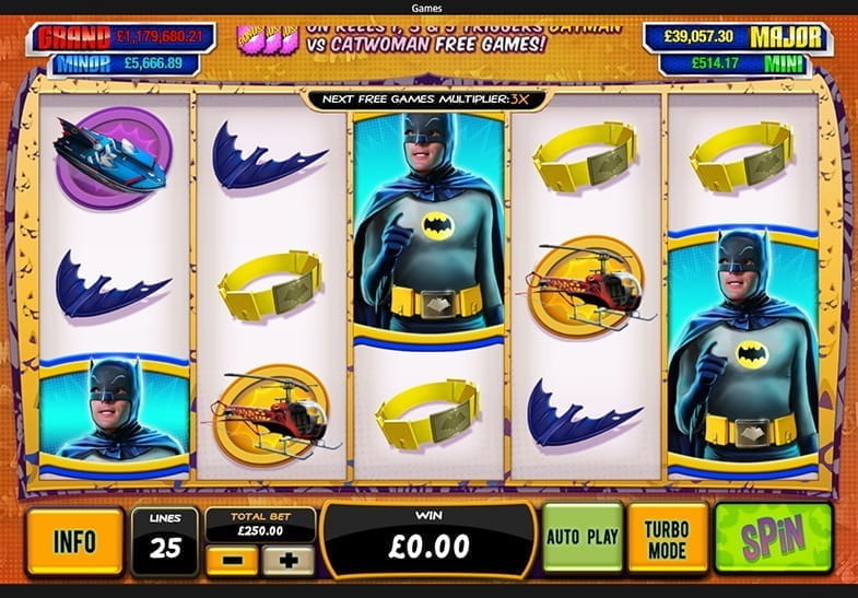 Batman and Catwoman Cash game demo